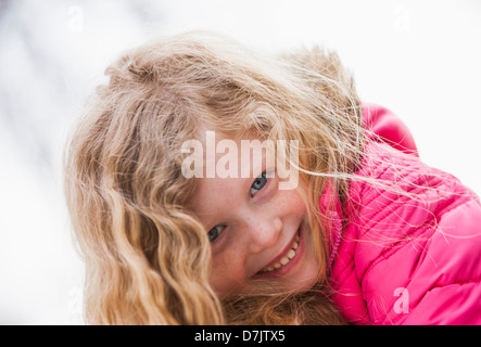 Outdoor portrait of girl (4-5) Stock Photo