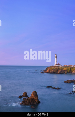 USA, California, idyllic scene of Pigeon Point Light Station Stock Photo