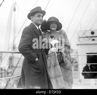 Irving Berlin and wife, Ellen Mackay, American composer, lyricist and songwriter