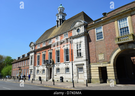 The Town Hall, Queen Victoria Road, High Wycombe, Buckinghamshire, England, United Kingdom Stock Photo