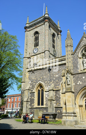 All Saints Parish Church, Church Square, High Wycombe, Buckinghamshire, England, United Kingdom Stock Photo