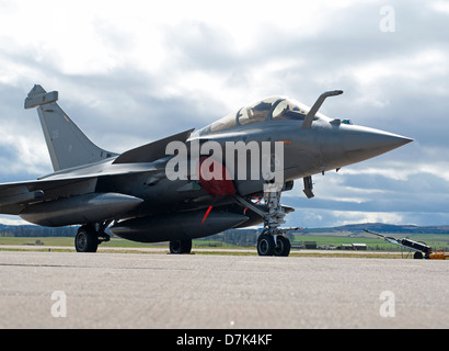 France - Navy Military Single & Two Seat Dassault Rafale M Aeroplane.   SCO 9054 Stock Photo