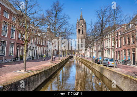 Oude Kerk, Delft, South Holland, Netherlands Stock Photo