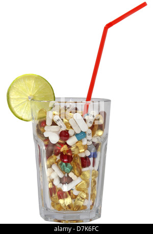 Berlin, Germany, cocktail tablets Stock Photo - Alamy