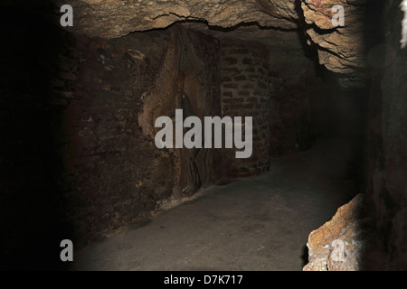 Buda Castle labyrinth, Budapest Stock Photo