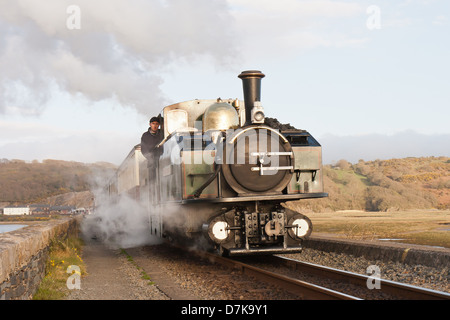 locomotive steam train alamy passenger ffestiniog pulling railway