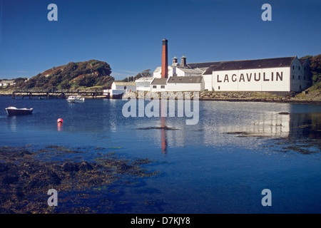 Lagavulin Distillery on the Isle of Islay Stock Photo