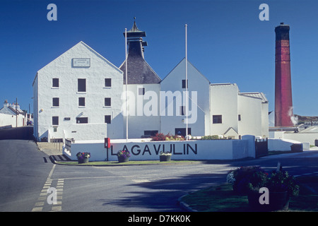 Lagavulin Distillery on the Isle of Islay Stock Photo