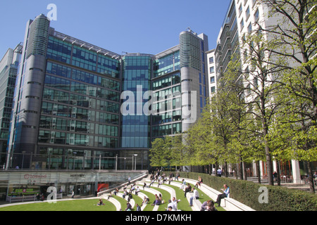 PaddingtonCentral office and residential development Sheldon Square London Stock Photo