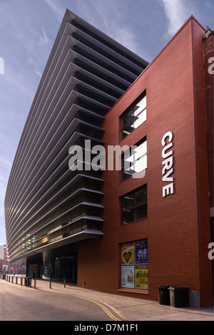 The Curve Theatre, Cultural Quarter, Leicester, England, UK Stock Photo