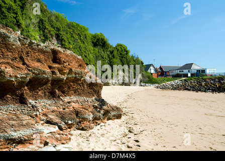 Beach Jacksons Bay, Barry Island, Vale of Glamorgan, South Wales, UK. Stock Photo