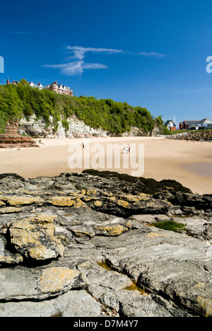 Beach Jacksons Bay, Barry Island, Vale of Glamorgan, South Wales, UK. Stock Photo