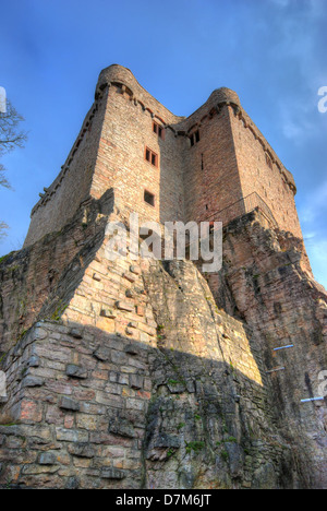 Hohenbaden, the old castle of Baden-Baden in Germany Stock Photo