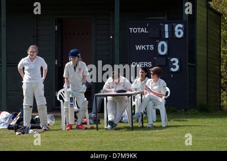 University sport, ladies cricket Stock Photo