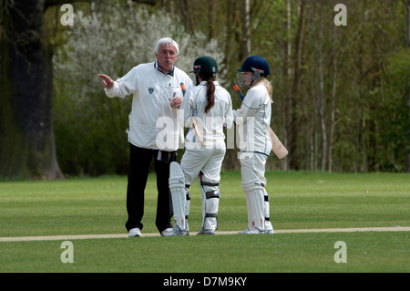 University sport, ladies cricket Stock Photo
