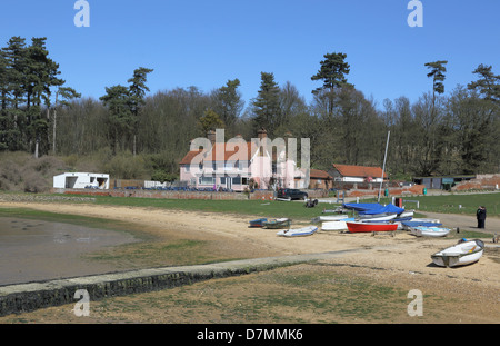 ramsholt on the river deben on the suffolk coast Stock Photo