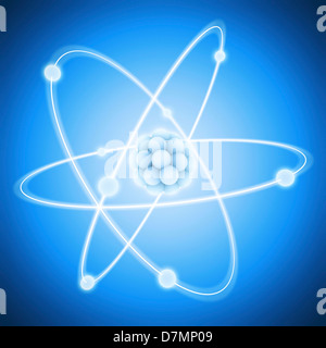 Atom, artwork Stock Photo