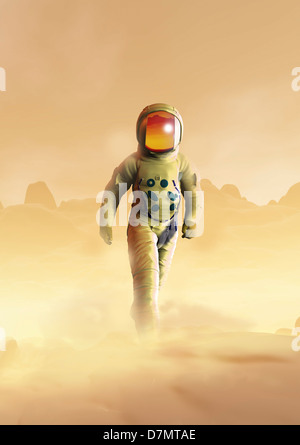 Mars exploration, artwork Stock Photo