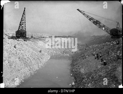 Calumet feeder to Drainage Canal Stock Photo