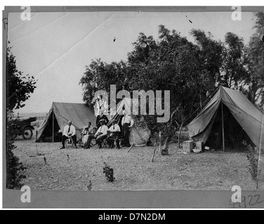 This photograph shows Elmer Riggs and his team, including Felipe Mendez ...