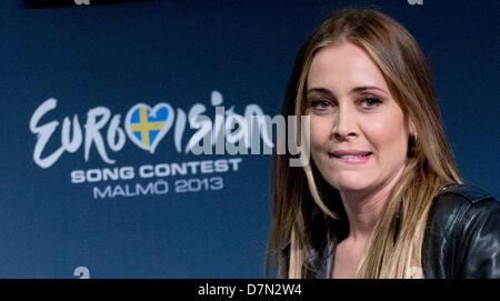 Singer Anouk representing The Netherlands poses during a press ...