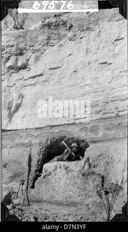 A scene from the Marshall Field Paleontological Expedition in South ...