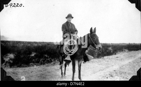An image from the Marshall Field Paleontological Expedition, showing ...
