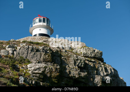 Cape Point Lighthouse, Cape of Good Hope Nature Reserve, Cape Peninsula, South Africa Stock Photo