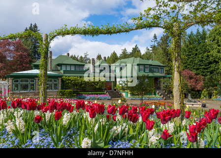 Butchart Gardens, Brentwood Bay, Greater Victoria, British Columbia, Canada Stock Photo