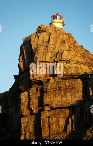 Cape Point Lighthouse, Cape of Good Hope Nature Reserve, Cape Peninsula, South Africa Stock Photo