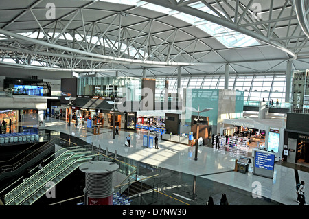 Incheon International Airport interior - South Korea Stock Photo ...