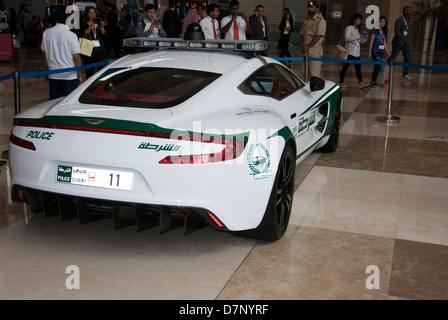 Dubai Police Aston Martin One77 Coupe Patrol Car Stock Photo