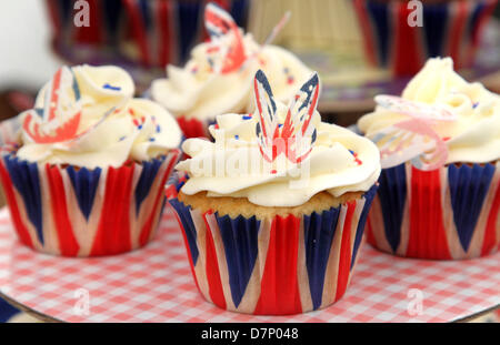 Stotfold Mill, Bedfordshire, UK. May 11th 2013. Cup Cakes Stotfold Steam Fair and Country Show at Stotfold Mill, Bedfordshire - May 11th 2013  Photo by Keith Mayhew/Alamy Live News Stock Photo