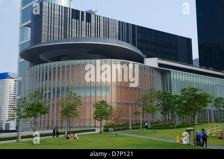 The new government offices in Tamar, Hong Kong Stock Photo