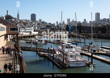 Pier 39, Fisherman's Wharf, San Francisco, California. Stock Photo