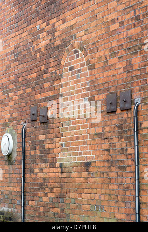 Old bricked up window Stock Photo