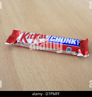 Nestle KitKat Chunky Chocolate Bar Stock Photo