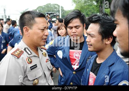 Jakarta, Indonesia. May 12, 2013. Hundreds of Trisakti University Stock