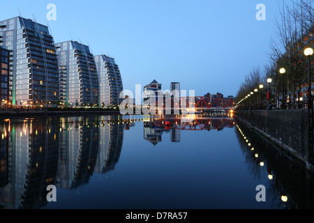 NV Buildings, Salford Quays, apartments designed by Broadway Malyan Stock Photo