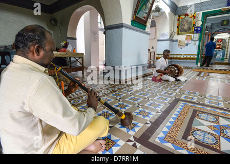 Asia Malaysia Malacca Chinatown Vinayaga Moorthi Hindu Temple Stock Photo