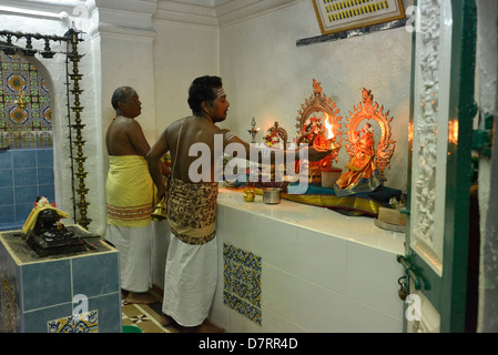 Asia Malaysia Malacca Chinatown Vinayaga Moorthi Hindu Temple Stock Photo