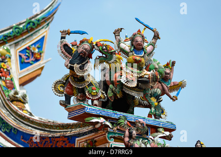 Asia Malaysia Malacca Chinatown Cheng Hoon Teng Chinese Temple Stock Photo