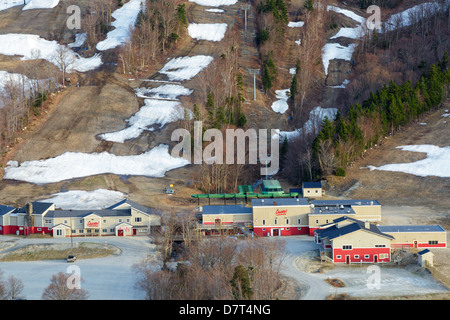 Cannon Mountain Ski Area in Franconia, New Hampshire USA Stock Photo