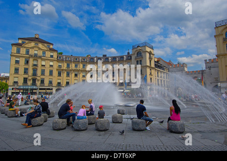 Karlsplatz , Munich, Bavaria, Germany, Europe Stock Photo