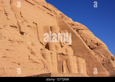 The Great temple of Abu Simbel, Nubia, Egypt Stock Photo