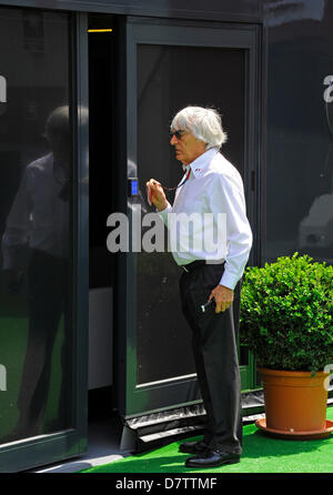 Montmelo, Spain. 12th May 2013. Bernie Ecclestone during the Formula One Grand Prix of Spain on Circuit de Catalunya race track in Montmelo near Barcelona, SpainCredit: Kolvenbach/Alamy Live News Stock Photo