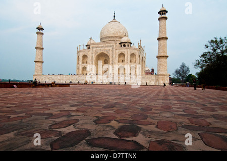 Taj Mahal (west side) Stock Photo