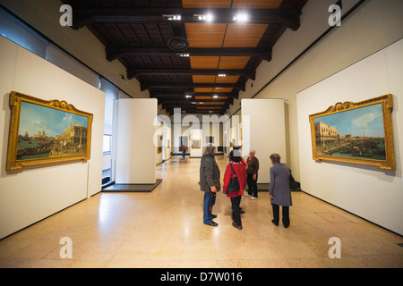 Art gallery, Museum at Castle Sforzesco, Milan, Lombardy, Italy Stock Photo