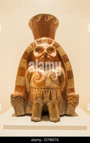 Pre-Columbian artifacts and art in the Larco Museum, Lima, Peru, South America Stock Photo