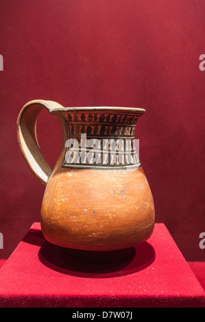 Pre-Columbian pottery in the Museum of Archaeology, Trujillo, Peru, South America Stock Photo